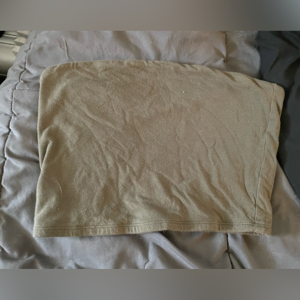 army green tube top